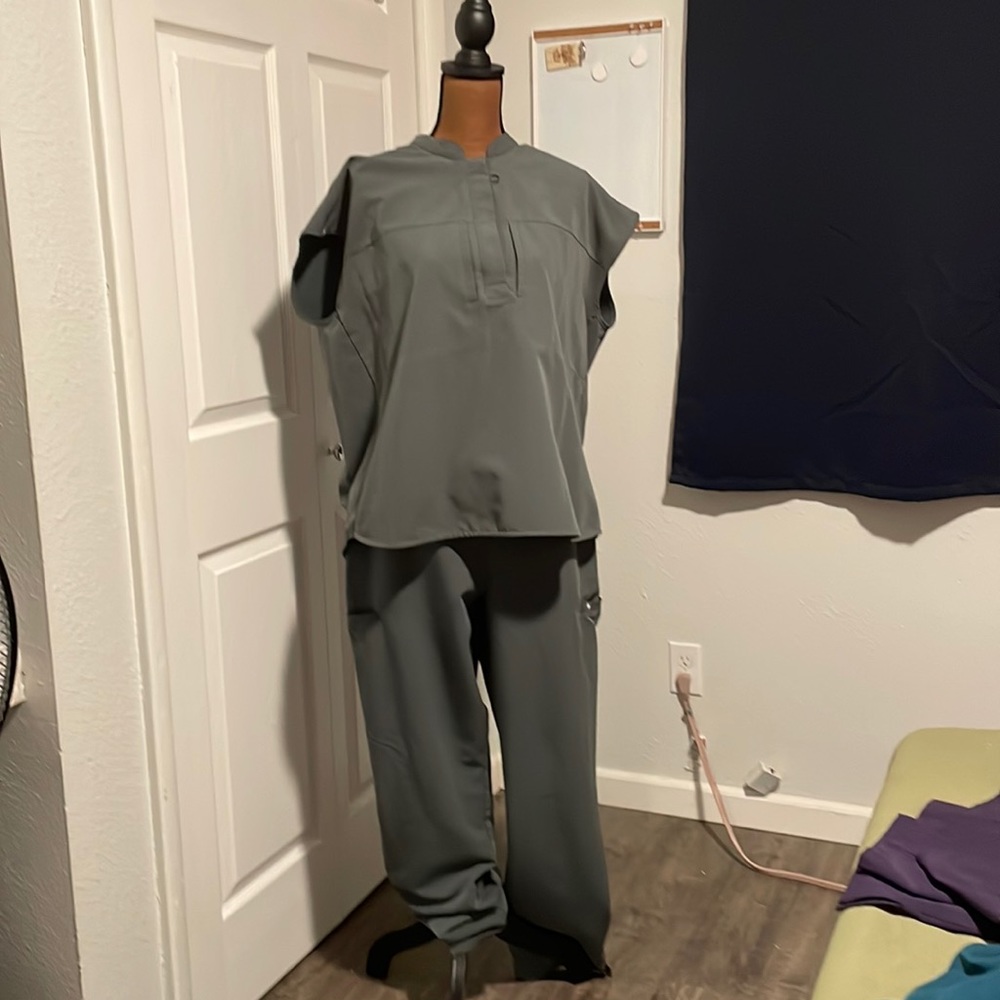 Lovingly used FIGS scrubs in Bonsai